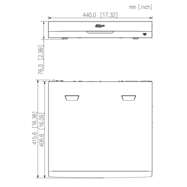 NVR 16ch 384Mbps H265 2xHDMI 16PoE 4HDD E/S AI - Imagen 4