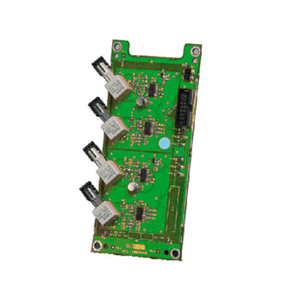 Tarjeta para conectar las centrales ID3000 con la red ID2net mediante fibra óptica multimodo