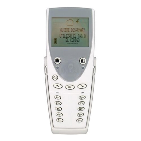 Teclado LCD vía radio con lector de proximidad para Domonial