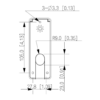 Lector Proximidad Mifare con teclado RS485 Wiegand IP66 - Imagen 3
