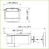 Tubular HDCVI 6M(3x2M) DN SMART WDR Starlight IR20m 180º IP67 IK10 Audio Alarma - Imagen 2