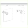 Tubular HDCVI 2M 1080P DN ICR IR30m 0Lux 3.6mm IP67 - Imagen 3