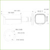 Tubular HDCVI 4EN1 5M FULL COLOR 2.0 WDR Starlight LED60m 2.7-13.5 VFM IP67 AUDIO MIC - Imagen 2