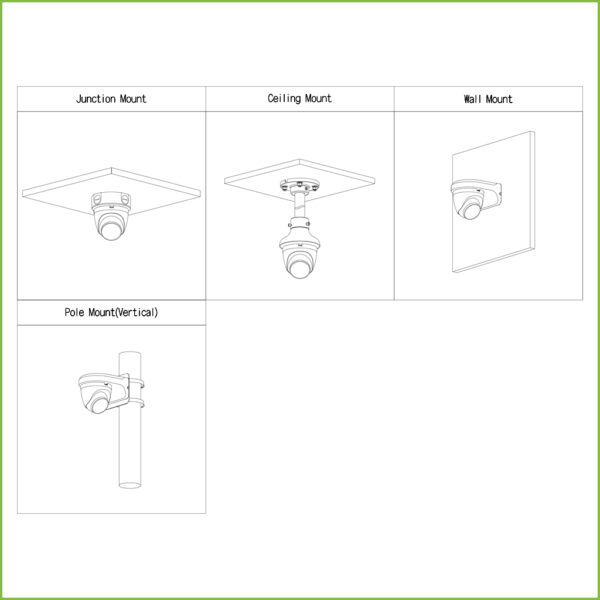 MiniDomo HDCVI 4EN1 2M 1080P WDR Starlight IR40m 2.8mm IP67 MIC Quick-to-install - Imagen 4
