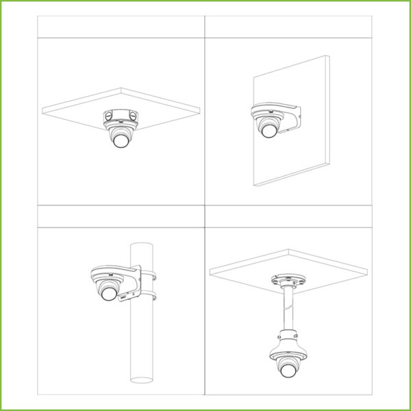 MiniDomo HDCVI 4EN1 2M 1080P WDR Starlight IR30m 2.8mm IP67 Quick-to-install. Color Negro - Imagen 4