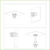 MiniDomo HDCVI 4EN1 5M DN ICR IR25m 2.8mm IP50 Quick-to-install - Imagen 4