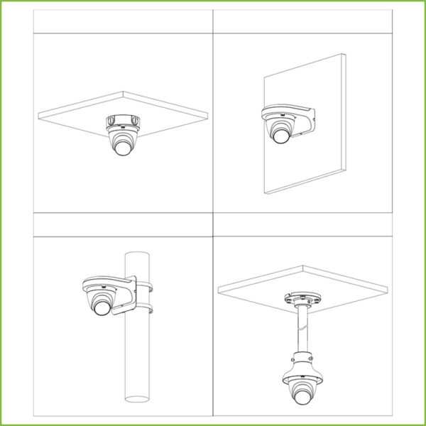 MiniDomo HDCVI 4EN1 5M DN ICR IR25m 2.8mm IP50 Quick-to-install - Imagen 4