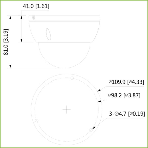 Domo HDCVI 5M DN ICR DWDR IR30m 0Lux 2.8mm IP67 IK10 - Imagen 3