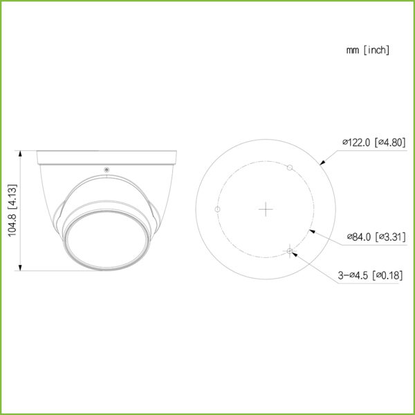 MiniDomo HDCVI 4EN1 5M FULL COLOR WDR Starlight LED40m 2.7-13.5mm VFM IP67 AUDIO MIC - Imagen 3