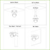 MiniDomo HDCVI 4EN1 5M FULL COLOR WDR Starlight LED40m 2.7-13.5mm VFM IP67 AUDIO MIC - Imagen 4