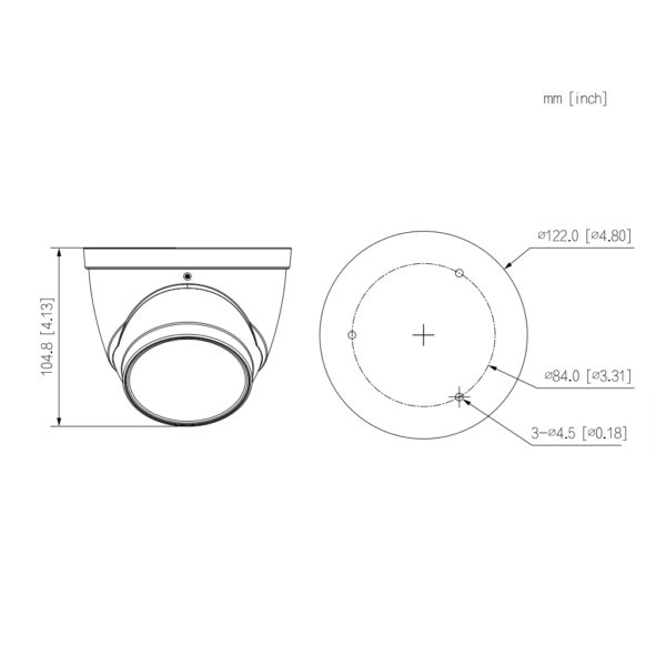 MiniDomo HDCVI 4K DN WDR Starlight IR60m 2.7-13.5VFM IP67 MIC - Imagen 2