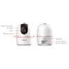 Cubo PT IP H265 2M DN IR10m 3.6mm WiFi Audio SD 5V MIC - Imagen 4