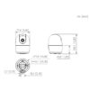 Cubo PT IP H265 2M DN IR10m 3.6mm WiFi Audio SD 5V MIC - Imagen 5
