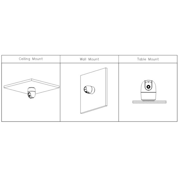 Cubo PT IP H265 4M DN IR10m 3.6mm WiFi Audio SD 5V MIC - Imagen 6
