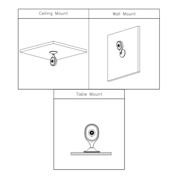 Cubo PT IP H265 5M DN IR10m 2.8mm WiFi Audio SD 5V MIC - Imagen 4