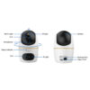 Cubo PT IP DUAL-LENS H265 5M+5M DN LED30m/IR30m 3.6mm SD 5V MIC/Altavoz WiFi - Imagen 6