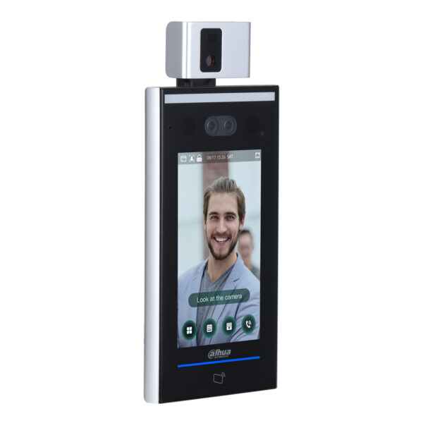 Lector Autónomo LCD táctil de Reconocimiento Facial+PIN+Tarjeta y Temperatura corporal - Imagen 3