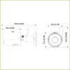 Tubular IP H265 2M DN dWDR 3DNR IR30m 3.6mm IP67 WiFi - Imagen 2