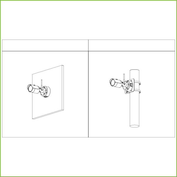 Tubular IP H265 2M DN dWDR 3DNR IR30m 3.6mm IP67 WiFi - Imagen 3