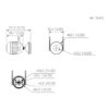 F2C-PV - Tubular IP H265 2M FULL COLOR Iluminación Dual LED30m/IR30m 2.8mm IP67 MIC/Altavoz WiFi AI - Imagen 2