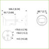 Tubular IP H265 2M FULL COLOR WDR LED30m 3.6mm IP67 PoE SD MIC - Imagen 2