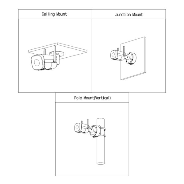 Tubular IP H265 4M DN dWDR 3DNR IR30m 3.6mm IP67 AUDIO MIC WiFi - Imagen 4