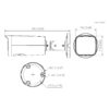 Tubular IP H265 4M WDR Starlight IR60m 2.7-13.5VFM IP67 PoE SD AUDIO MIC E/S AI - Imagen 4