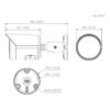 Tubular IP 4M H265 FULL COLOR WDR LED30m 3.6mm IP67 PoE MIC AI - Imagen 4
