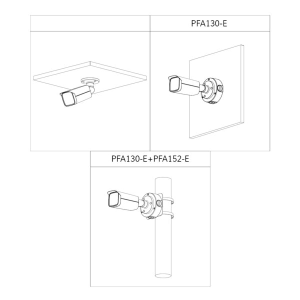 Tubular IP H265 4M DN WDR Starlight IVS SMD IR60m 2.7-13.5VFM IP67 PoE SD AUDIO MIC E/S AI - Imagen 3