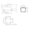 Tubular IP H265 5M WDR Deeplight IR60m 2.7-13.5VFM IP67 IK10 ePoE AUDIO E/S AI - Imagen 2
