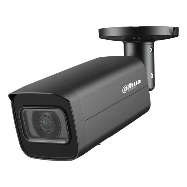 Tubular IP H265 8M WDR Starlight IR60m 2.7-13.5VFM IP67 PoE SD MIC AI. Color negro - Imagen 2