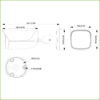 Tubular IP H265 AI 8M 4K DN WDR Starlight IVS SMD IR30m 3.6mm IP67 PoE AUDIO MIC E/S - Imagen 3