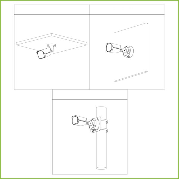 Tubular IP H265 AI 8M 4K DN WDR Starlight IVS SMD IR30m 3.6mm IP67 PoE AUDIO MIC E/S - Imagen 4