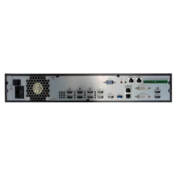 Decoder IP para 9 Monitores 9x HDMI 36ch@1080P 9ch@4K H.265 2HDMI 2DVI E/S - Imagen 2