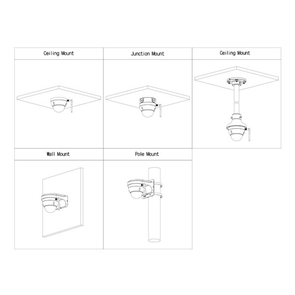 Domo IP H265 2M DN dWDR IR30m 2.8mm IK10 IP67 SD WiFi - Imagen 3