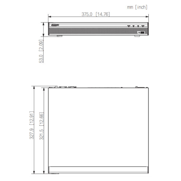 NVR 16ch 160Mbps 4K H265 HDMI 16PoE 2HDD E/S - Imagen 4