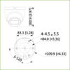 MiniDomo IP H265 2M DN SMART Starlight IVS IR30m 2.8mm IP67 PoE SD MIC color negro - Imagen 3