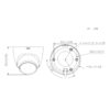 MiniDomo IP H265 2M DN WDR 3DNR Starlight IR30m 2.8mm IP67 PoE SD MIC AI - Imagen 3