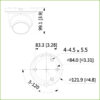 MiniDomo IP H265 AI 2M DN SMART WDR Starlight IVS SMD IR50m 2.8mm IP67 PoE SD MIC - Imagen 2
