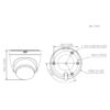 Domo IP H265 4M FULL COLOR 2xLED30m 2.8mm IP67 MIC WiFi AI - Imagen 2