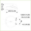 Domo IP H265 4M DN SMART WDR Starlight IVS IR30m 2.8mm IK10 IP67 PoE SD MIC AUDIO E/S - Imagen 2