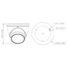 MiniDomo IP H265 4M DN WDR 3DNR Starlight IR40m 2.7-13.5VFM IP67 PoE SD MIC AI - Imagen 2