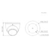MiniDomo IP H265 4M WDR Starlight IR50m 2.8mm IP67 PoE MIC AI - Imagen 3