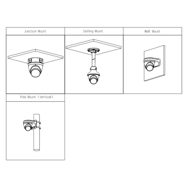 MiniDomo IP 4M H265 FULL COLOR WDR Iluminación Dual LED40m/IR50m 2.7-13.5mm IP67 PoE MIC AI - Imagen 3