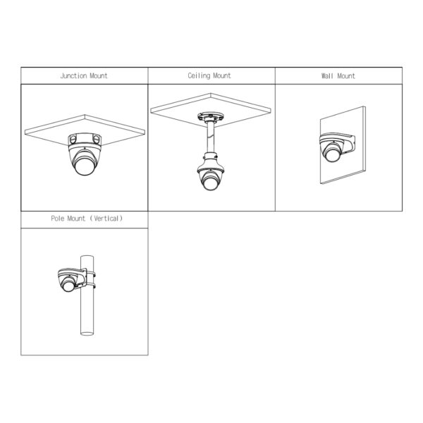 MiniDomo IP H265 5M DN WDR 3DNR Starlight IR40m 2.7-13.5VFM IP67 PoE SD MIC AI - Imagen 3