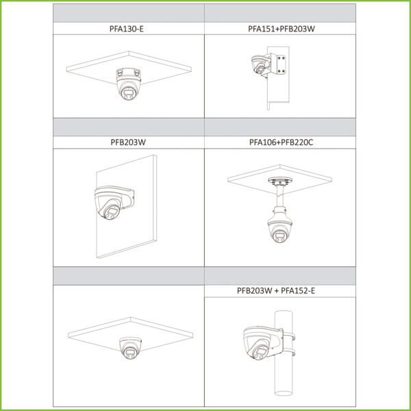 MiniDomo IP H265 AI 5M DN SMART WDR Starlight IR50m + LED LUZ BLANCA 2.8mm IP67 PoE SD AUDIO MIC E/S - Imagen 3