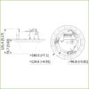 Domo IP insertado H265 AI 5M DN WDR Starlight IR40m 2.7-13.5VFM PoE SD AUDIO E/S - Imagen 2