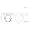 MiniDomo IP H265 8M DN WDR 3DNR Starlight IR40m 2.7-13.5VFM IP67 PoE SD MIC AI - Imagen 2