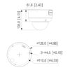 Domo IP TiOC 2.0 H265 8M WDR IVS SMD Iluminación Dual LED40m/IR50m 2.7-13.5VFM IP67 IK10 PoE MIC AUDIO E/S AI - Imagen 2