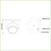 MiniDomo IP H265 AI 8M 4K DN SMART WDR Starlight IVS SMD IR30m 2.8mm IP67 IK10 PoE MIC - Imagen 2